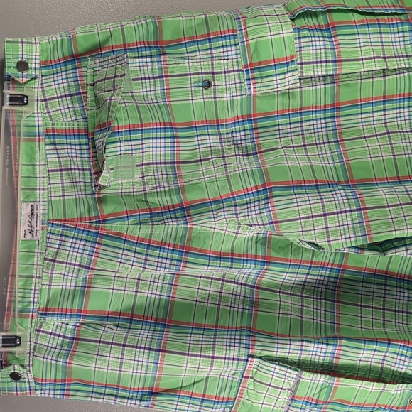 Like New Polo Ralph Lauren Lime Green Cargo Board Shorts, Sz. 32. - Picture 4 of 9